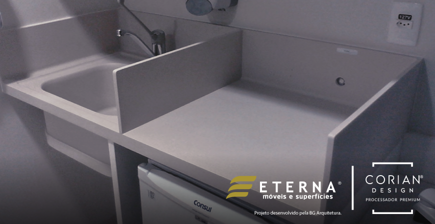 Vantagens do Corian® sobre materiais tradicionais