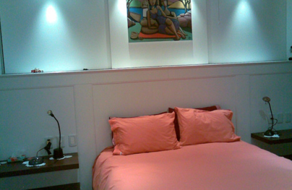 MDF pintado laca branca